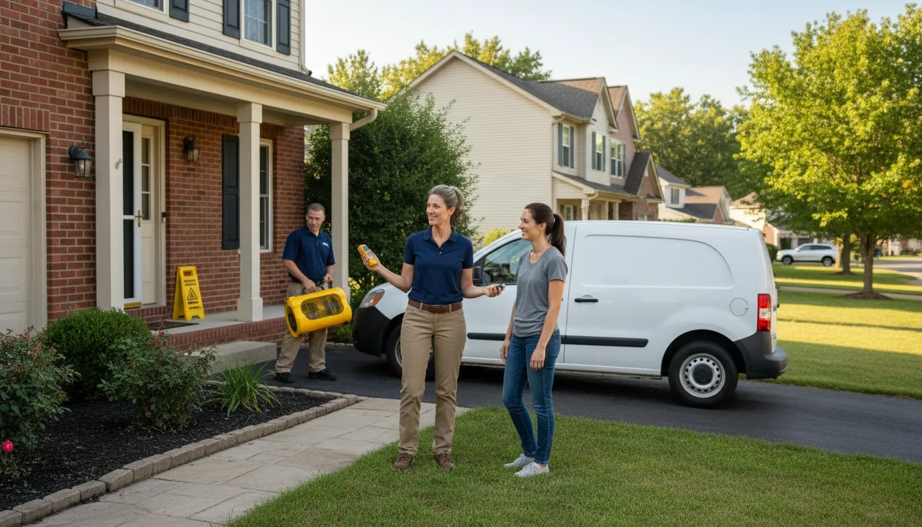 Residential water damage restoration in Isleton, CA